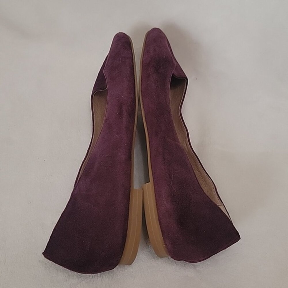 J. Jill Maroon Flats Size 9 - Picture 8 of 9